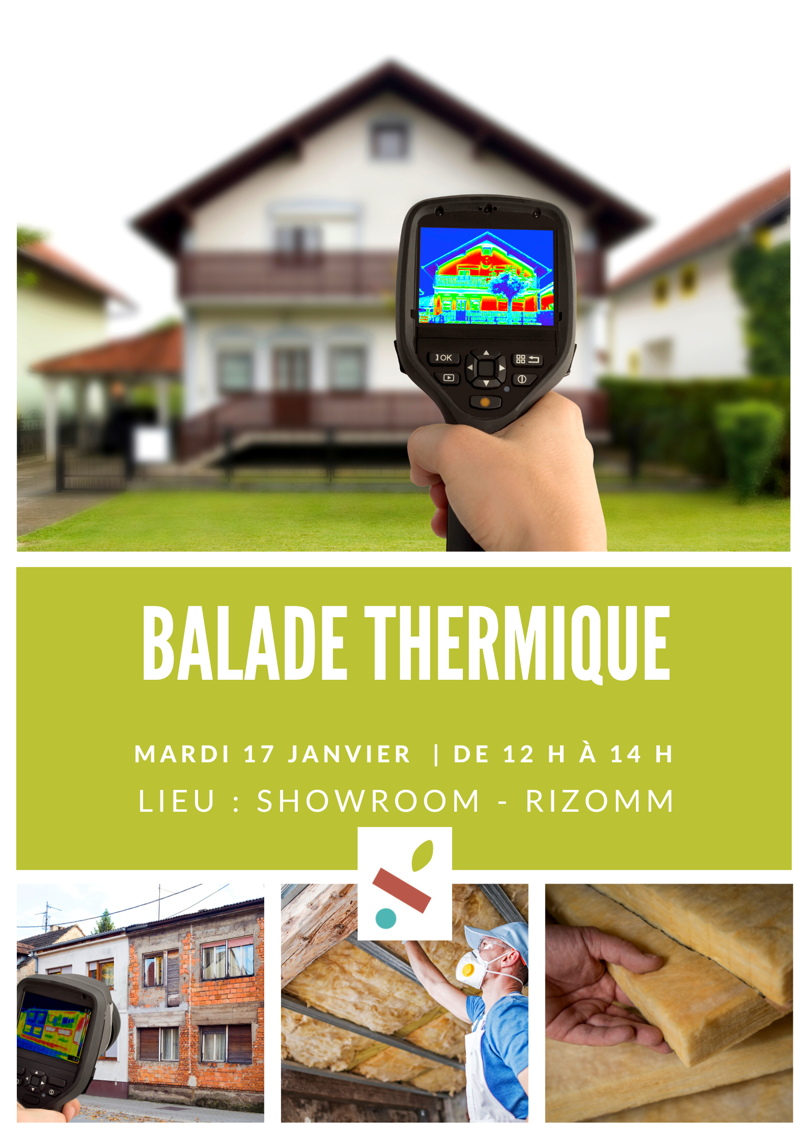 Affiche atelier balade thermique